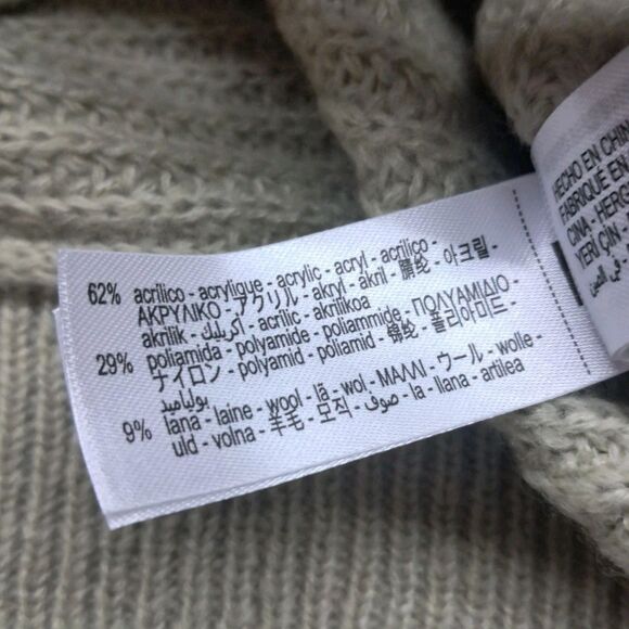 NWT Zara Combined Crochet Knit Cardigan Sweater Womens Small Green Cottagecore - Picture 12 of 15